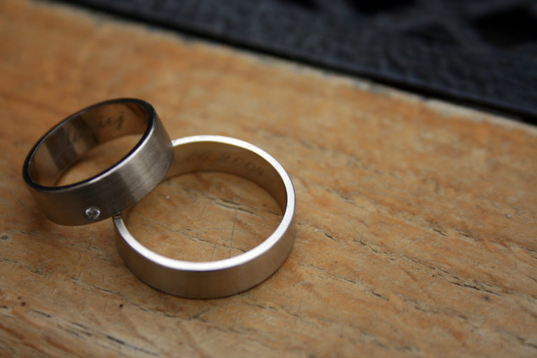 Wedding Rings stacked
